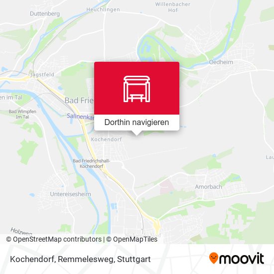 Kochendorf, Remmelesweg Karte