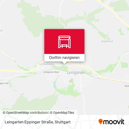 Leingarten Eppinger Straße Karte