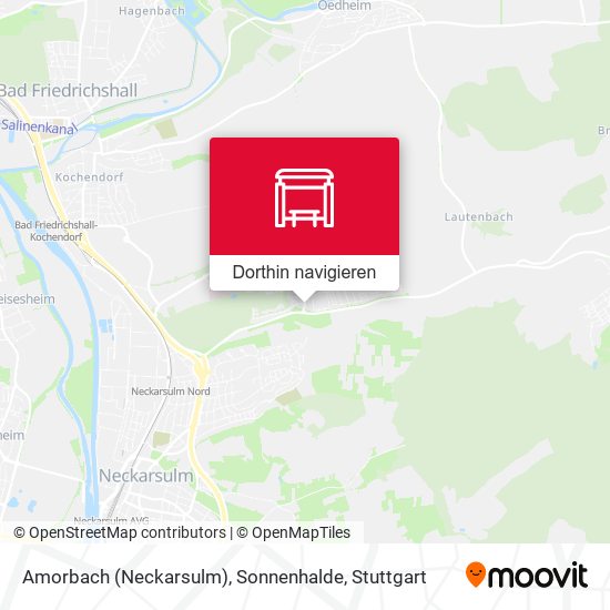 Amorbach (Neckarsulm), Sonnenhalde Karte