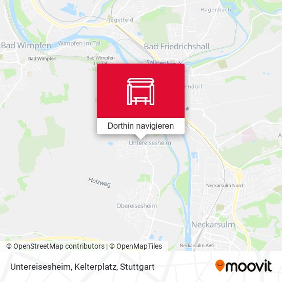 Untereisesheim, Kelterplatz Karte