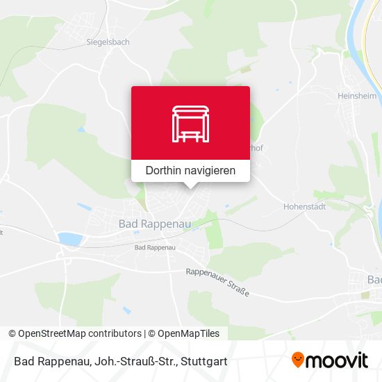 Bad Rappenau, Joh.-Strauß-Str. Karte