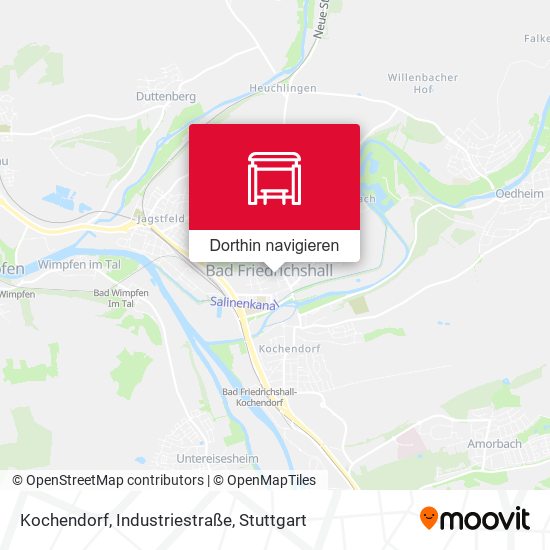 Kochendorf, Industriestraße Karte