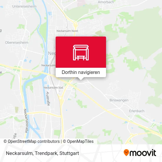 Neckarsulm, Trendpark Karte