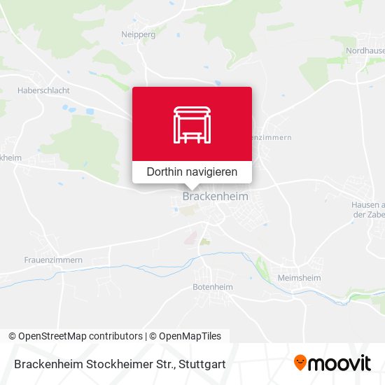 Brackenheim Stockheimer Str. Karte