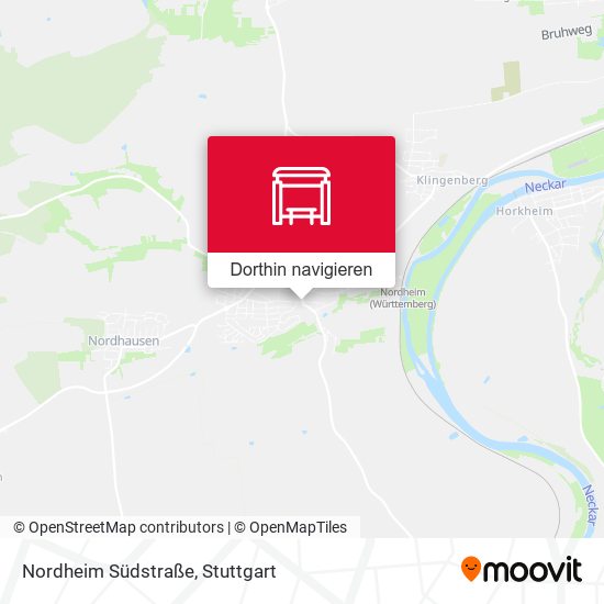 Nordheim Südstraße Karte