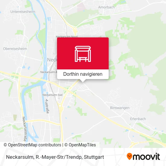 Neckarsulm, R.-Mayer-Str / Trendp Karte