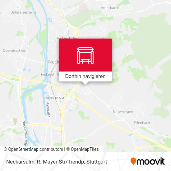 Neckarsulm, R.-Mayer-Str / Trendp Karte