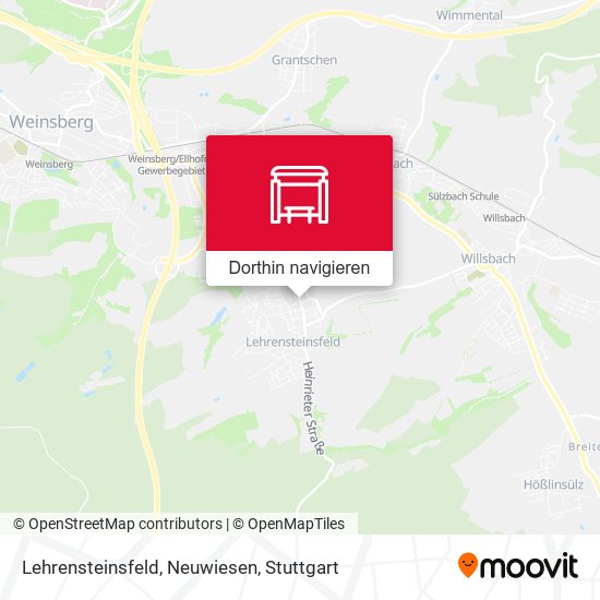 Lehrensteinsfeld, Neuwiesen Karte
