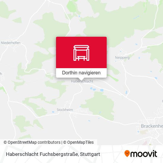 Haberschlacht Fuchsbergstraße Karte