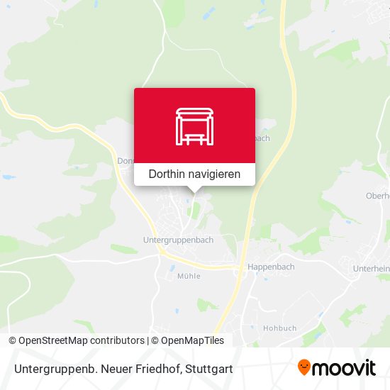 Untergruppenb. Neuer Friedhof Karte