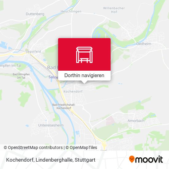 Kochendorf, Lindenberghalle Karte
