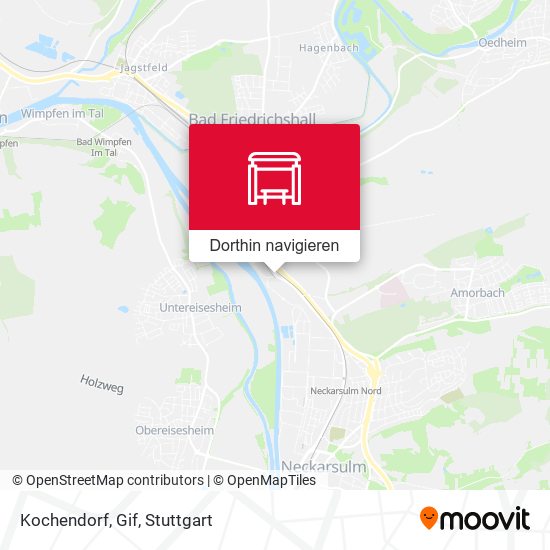 Kochendorf, Gif Karte