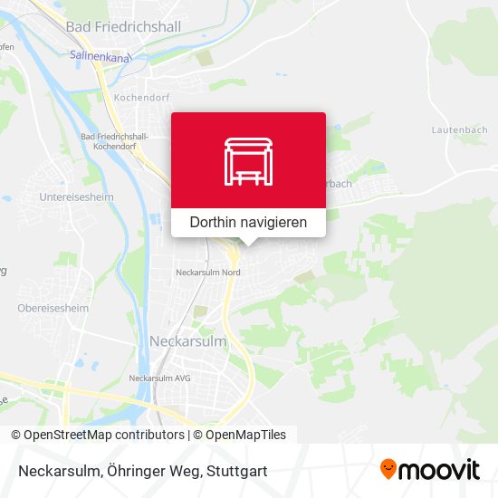 Neckarsulm, Öhringer Weg Karte