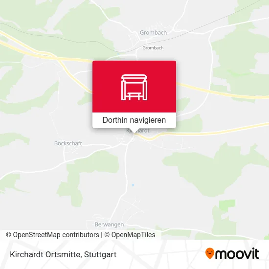 Kirchardt Ortsmitte Karte