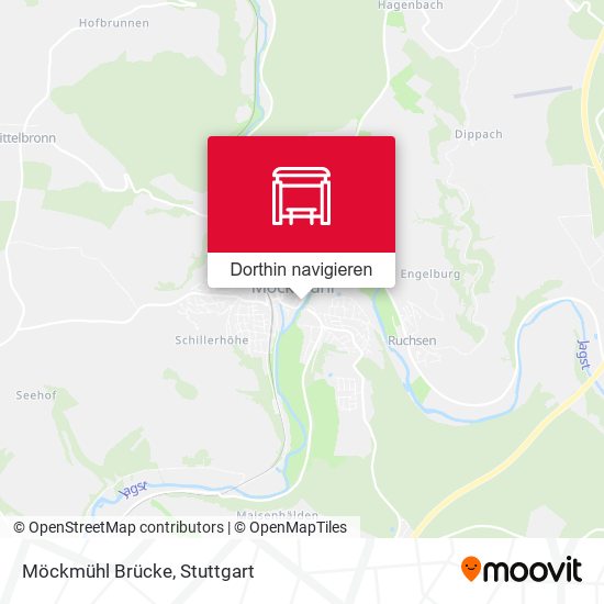 Möckmühl Brücke Karte