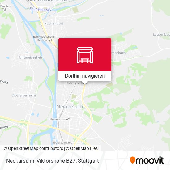 Neckarsulm, Viktorshöhe B27 Karte