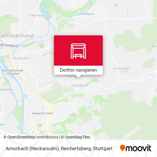 Amorbach (Neckarsulm), Reichertsberg Karte