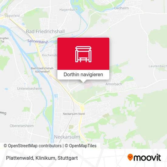 Plattenwald, Klinikum Karte