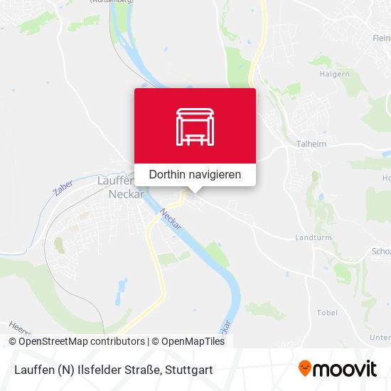 Lauffen (N) Ilsfelder Straße Karte