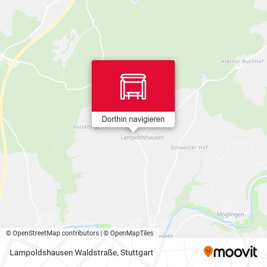Lampoldshausen Waldstraße Karte