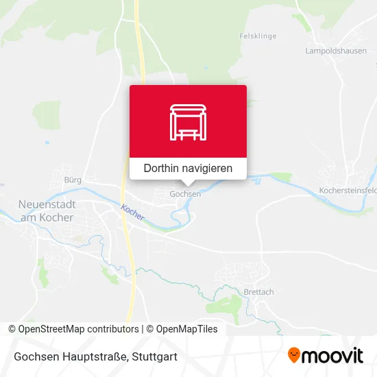 Gochsen Hauptstraße Karte