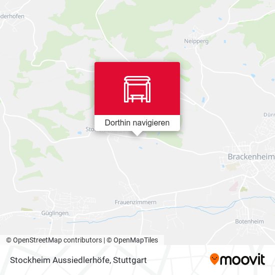 Stockheim Aussiedlerhöfe Karte