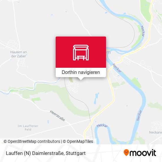 Lauffen (N) Daimlerstraße Karte