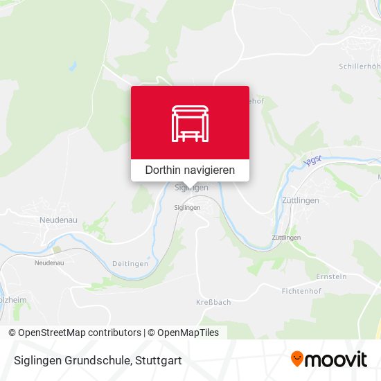 Siglingen Grundschule Karte