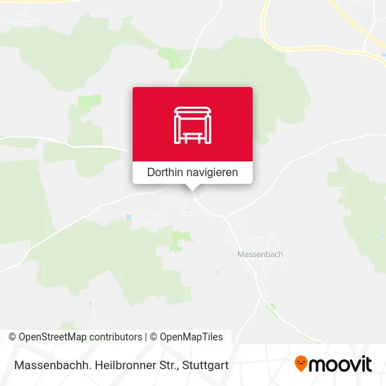 Massenbachh. Heilbronner Str. Karte