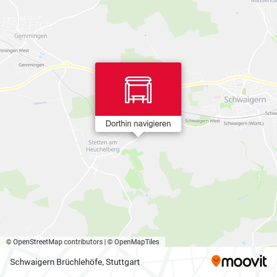 Schwaigern Brüchlehöfe Karte