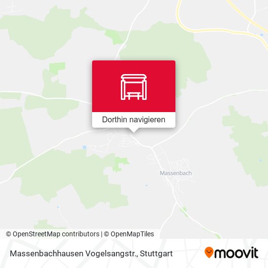 Massenbachhausen Vogelsangstr. Karte