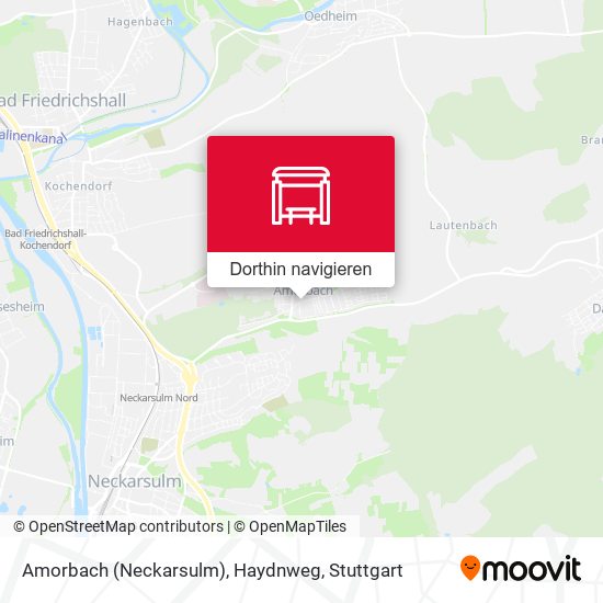 Amorbach (Neckarsulm), Haydnweg Karte