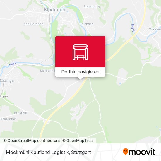 Möckmühl Kaufland Logistik Karte