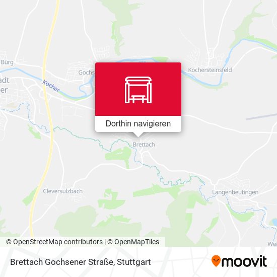Brettach Gochsener Straße Karte