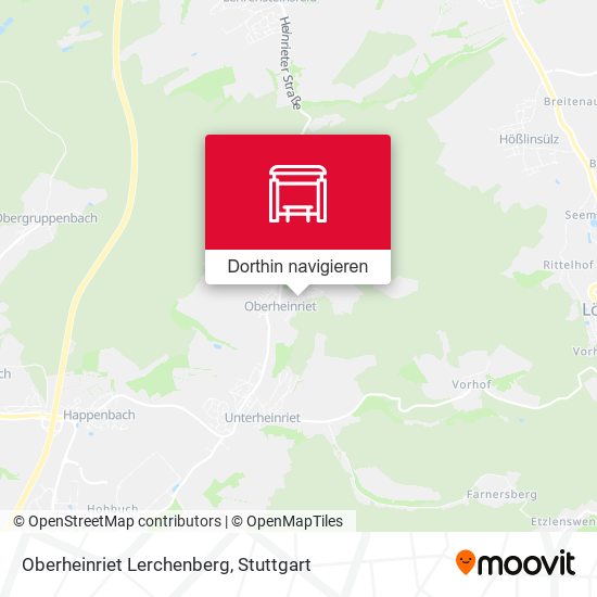 Oberheinriet Lerchenberg Karte