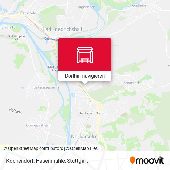 Kochendorf, Hasenmühle Karte