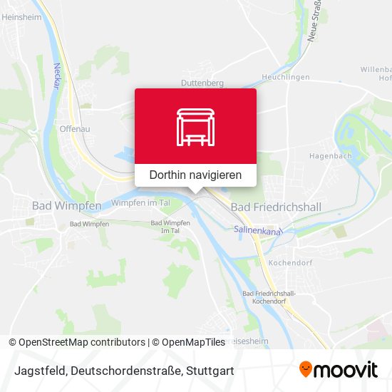 Jagstfeld, Deutschordenstraße Karte