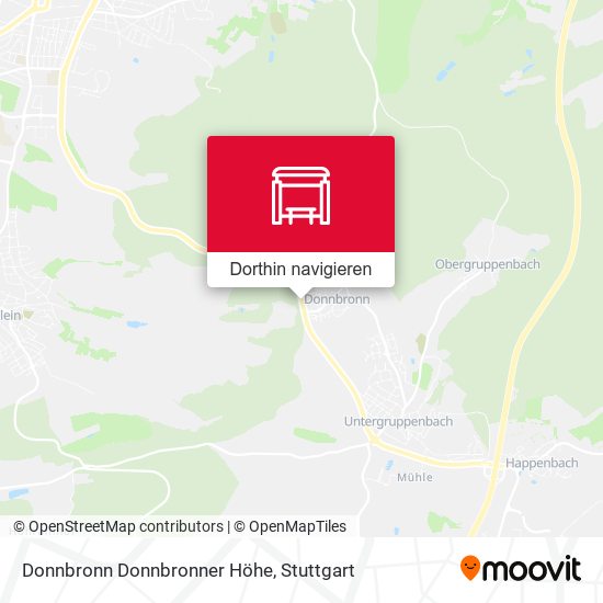 Donnbronn Donnbronner Höhe Karte