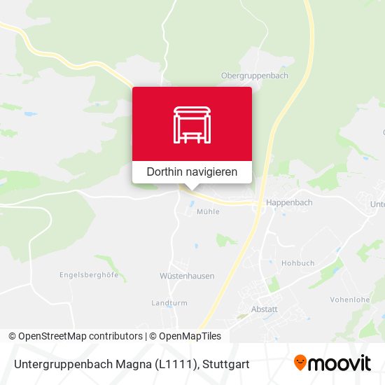 Untergruppenbach Magna (L1111) Karte