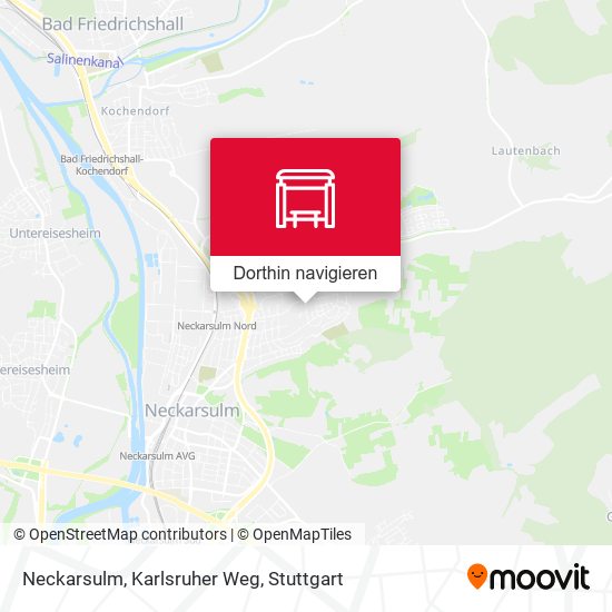 Neckarsulm, Karlsruher Weg Karte