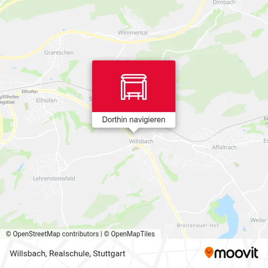 Willsbach, Realschule Karte