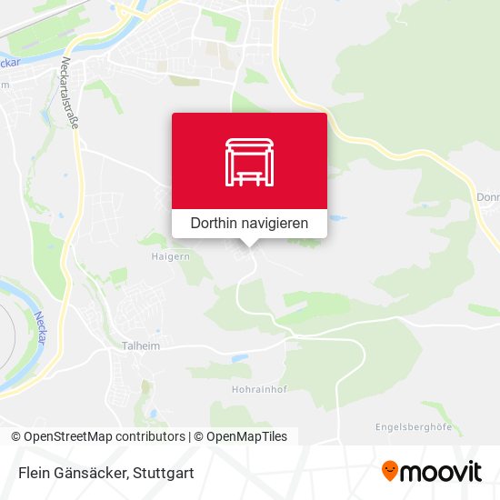 Flein Gänsäcker Karte