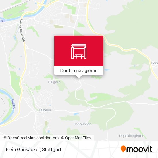 Flein Gänsäcker Karte