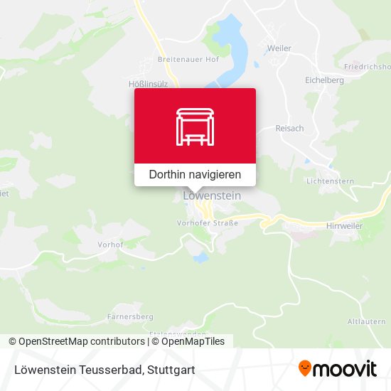 Löwenstein Teusserbad Karte