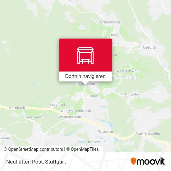 Neuhütten Post Karte