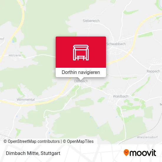 Dimbach Mitte Karte