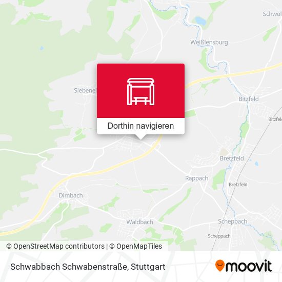 Schwabbach Schwabenstraße Karte