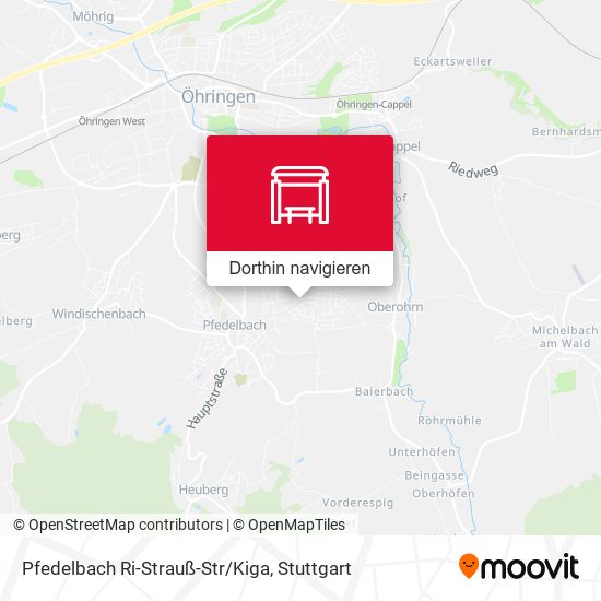 Pfedelbach Ri-Strauß-Str/Kiga Karte