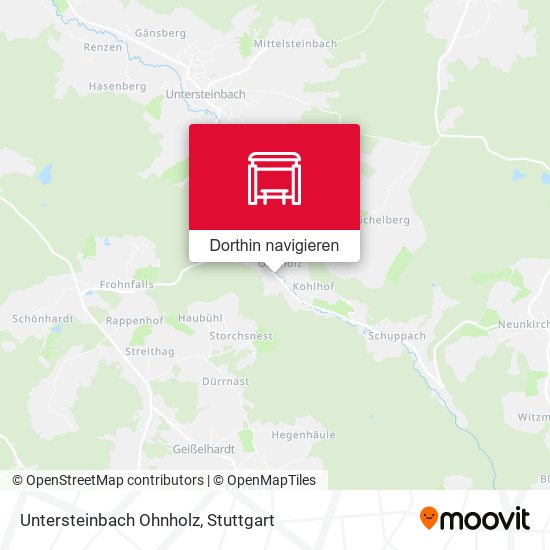 Untersteinbach Ohnholz Karte