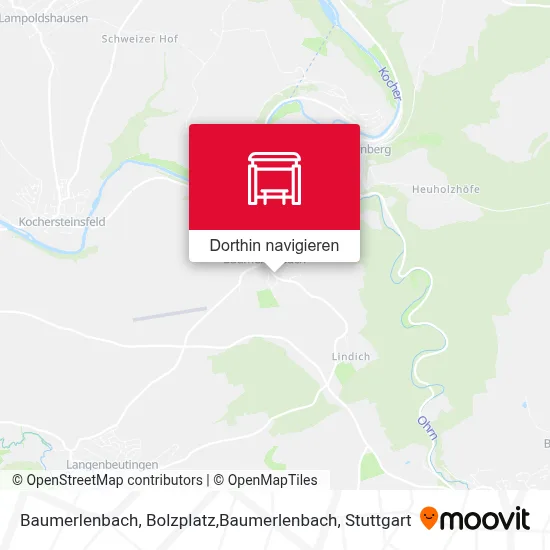 Baumerlenbach, Bolzplatz,Baumerlenbach Karte